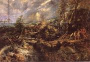 Peter Paul Rubens Stormy lanscape with Philemon and Baucis china oil painting artist